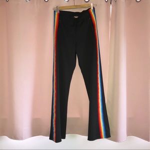 Vintage 90’s Rainbow Striped Track Pants 🌈
